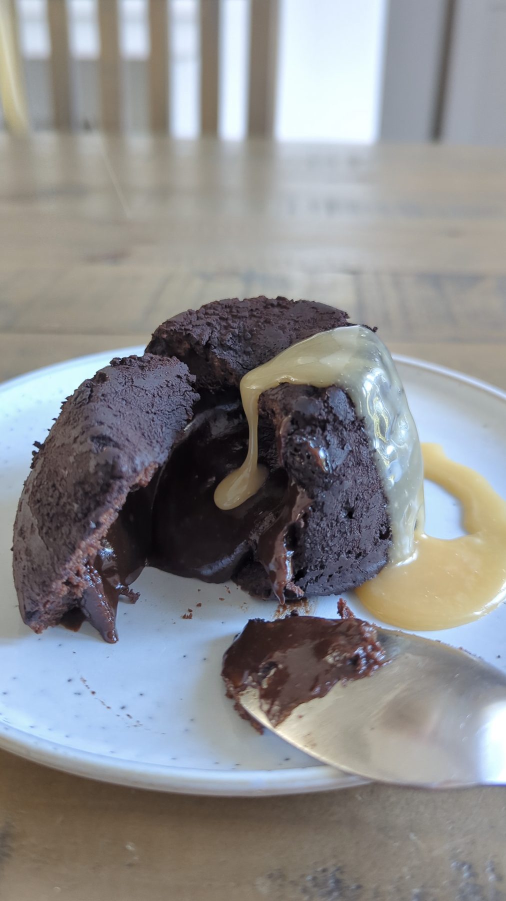 Chocolate fondant with a molten centre