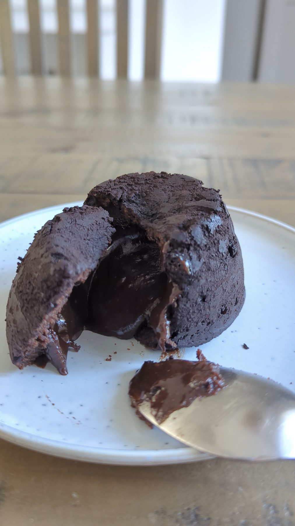Chocolate fondant with a molten centre